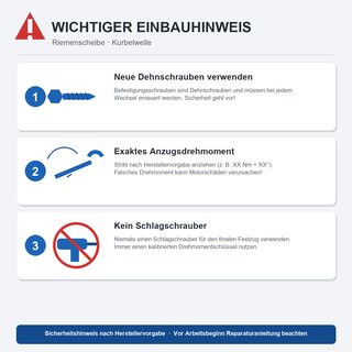 Riemenscheibe, Kurbelwelle