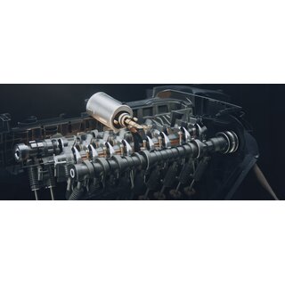 Stellelement, Exzenterwelle (variabler Ventilhub)