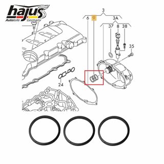 Dichtung, Nockenwellenverstellung