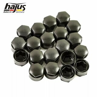 20 x Kappe schwarz, Radschraube