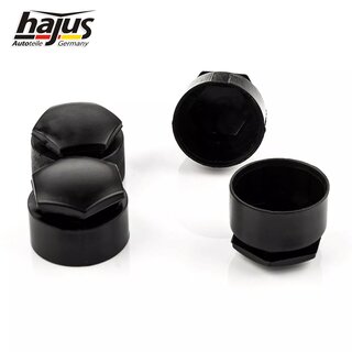 Kappe schwarz, Radschraube 20pcs