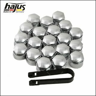 20 x Kappe chrom, Radschraube