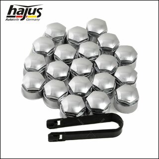 Kappe chrom, Radschraube 20pcs